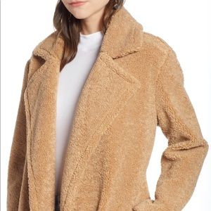 NWT Something Navy Nordstrom exclusive teddy coat!